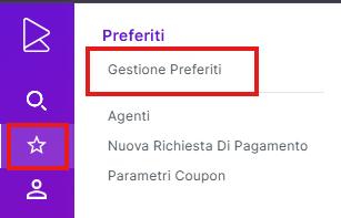 Gestione Preferiti